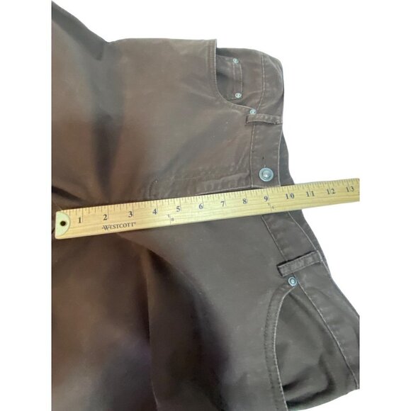 Ruby Rd Brown Capri Pants with Beaded Accents Size 6 - Picture 8 of 9